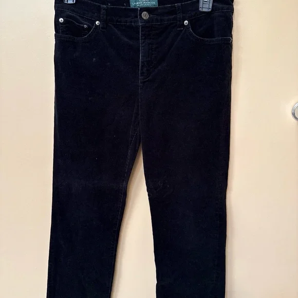 Ralph Lauren black Corduroy Trousers - Picture 2 of 7